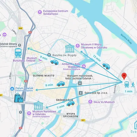 - 10 Minutes To Old Town & Seaside Проживание в семье *